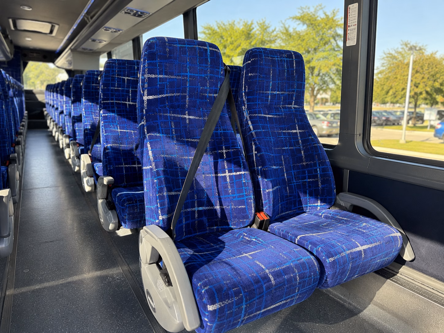 airport pickup buses for wedding guests flying into the la area