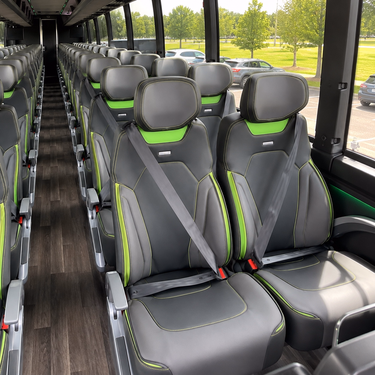 whittier charter bus interior gallery